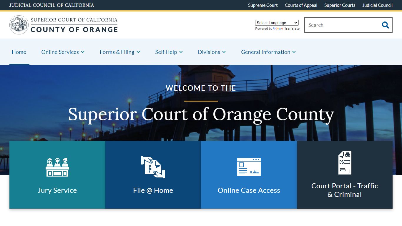 Case Index | Superior Court of California | County of Orange